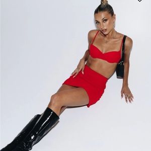 Princess Polly Manhattan Set Red